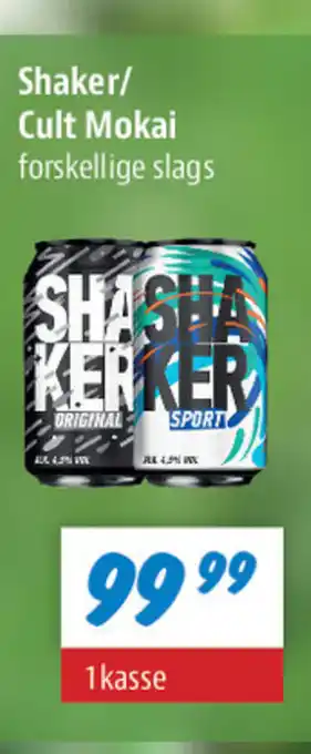 zur Krone Shaker/ Cult Mokai forskellige slags tilbud