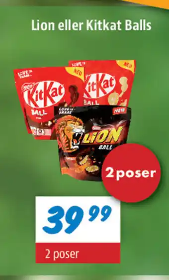 zur Krone Lion eller Kitkat Balls tilbud