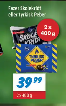 zur Krone Fazer Skolekridt eller tyrkisk Peber tilbud