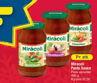 Fakta Tyskland Miracoli Pasta Sauce tilbud