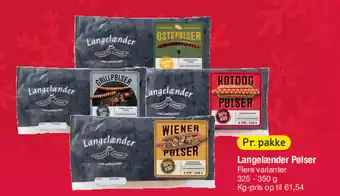 Fakta Tyskland Langelænder Pølser tilbud