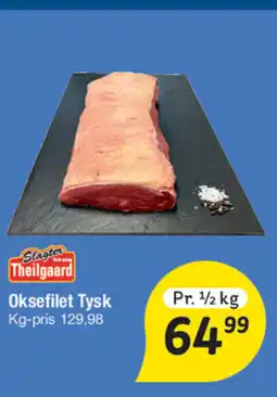 Fakta Tyskland Theilgaard Oksefilet Tysk tilbud