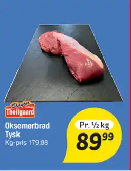 Fakta Tyskland Slagter Theilgaard Oksemørbrad Tysk tilbud