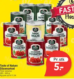 Fakta Tyskland Taste of Nature Dåsemarked tilbud