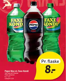Fakta Tyskland Pepsi Max el. Faxe Kondi tilbud