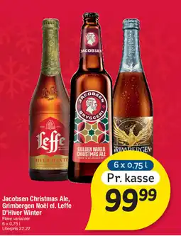 Fakta Tyskland Jacobsen christmas ale, grimbergen noël el. leffe d'hiver winter tilbud