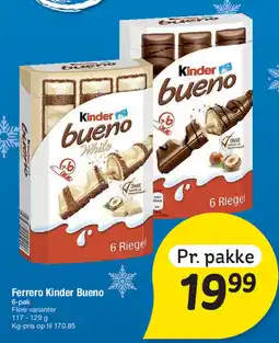 Fakta Tyskland Ferrero Kinder Bueno tilbud