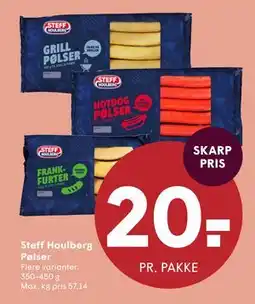 SPAR Steff Houlberg Pølser, DKK 20 tilbud