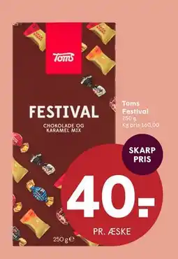 SPAR Toms Festival, DKK 40 tilbud