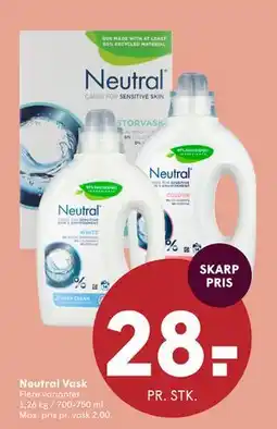 SPAR Neutral Vask, DKK 28 tilbud