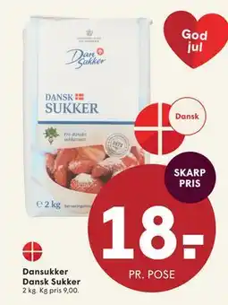 SPAR Dansukker Dansk Sukker, DKK 18 tilbud