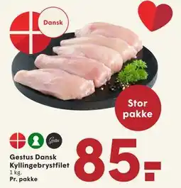 SPAR Gestus Dansk Kyllingebrystfilet, DKK 85 tilbud