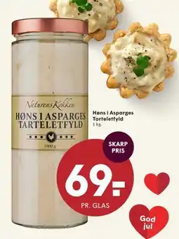 SPAR Høns i Asparges Tarteletfyld, DKK 69 tilbud