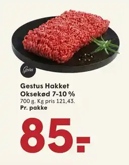 SPAR Gestus Hakket Oksekød 7-10 %, DKK 85 tilbud