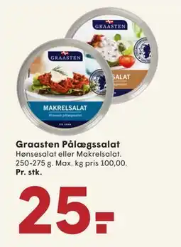 SPAR Graasten Pålægssalat, DKK 25 tilbud