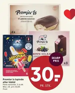 SPAR Premier Is Ispinde eller Isbåd, DKK 30 tilbud