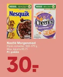 SPAR Nestlé Morgenmad, DKK 30 tilbud