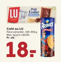 SPAR Café au LU, DKK 18 tilbud
