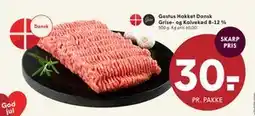 SPAR Gestus Hakket Dansk Grise- og Kalvekød 8-12 %, DKK 30 tilbud