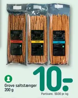 REMA 1000 Grove saltstænger 200 g, DKK 10 tilbud