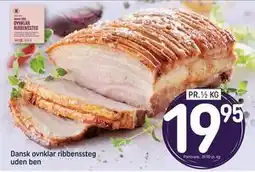 REMA 1000 Dansk ovnklar ribbenssteg uden ben, DKK 19.95 tilbud