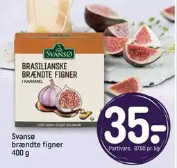 REMA 1000 Svansø brændte figner 400 g, DKK 35 tilbud