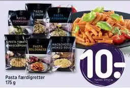 REMA 1000 Pasta færdigretter 175 g, DKK 10 tilbud