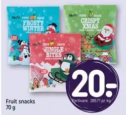 REMA 1000 Fruit snacks 70 g, DKK 20 tilbud