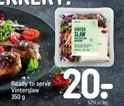 REMA 1000 Ready to serve Vinterslaw 350 g, DKK 20 tilbud