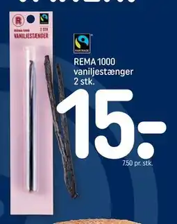 REMA 1000 REMA 1000 vaniljestænger 2 stk., DKK 15 tilbud