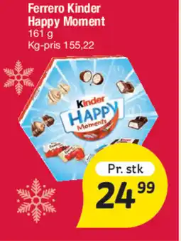 Fakta Tyskland Ferrero Kinder Happy Moment tilbud