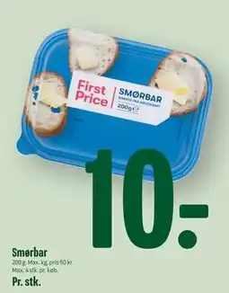 Min Købmand Smørbar, DKK 10 tilbud