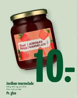 Min Købmand Jordbær marmelade, DKK 10 tilbud