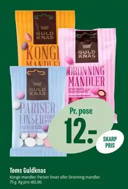 Min Købmand Toms Guldknas, DKK 12 tilbud