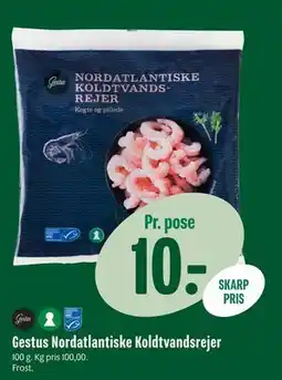 Min Købmand Gestus Nordatlantiske Koldtvandsrejer, DKK 10 tilbud