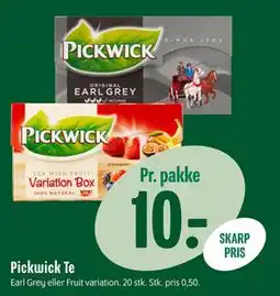 Min Købmand Pickwick Te, DKK 10 tilbud