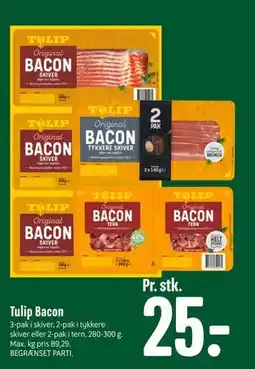Min Købmand Tulip Bacon, DKK 25 tilbud
