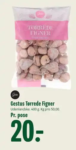 Min Købmand Gestus Tørrede Figner, DKK 20 tilbud