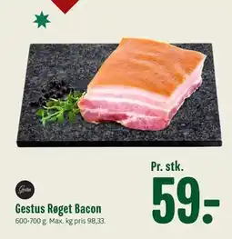 Min Købmand Gestus Røget Bacon, DKK 59 tilbud