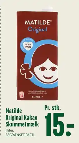 Min Købmand Matilde Original Kakao Skummetmælk, DKK 15 tilbud