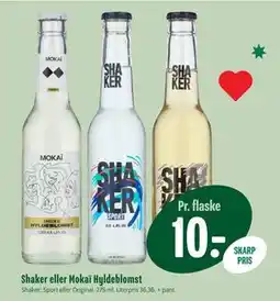 Min Købmand Shaker eller Mokaï Hyldeblomst, DKK 10 tilbud