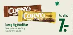 Min Købmand Corny Big Müslibar, DKK 7 tilbud