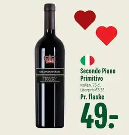 Min Købmand Secondo Piano Primitivo, DKK 49 tilbud