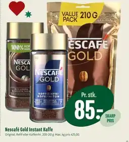 Min Købmand Nescafé Gold Instant Kaffe, DKK 85 tilbud
