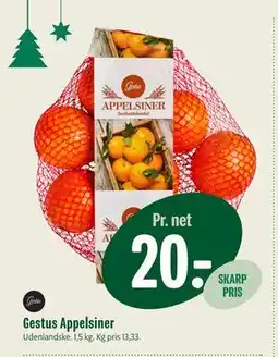 Min Købmand Gestus Appelsiner, DKK 20 tilbud