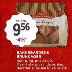 MENY BAKKEGÅRDENS BRUNKAGER, DKK 9.56 tilbud