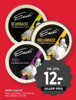 MENY ERIKS SAUCE, DKK 12 tilbud