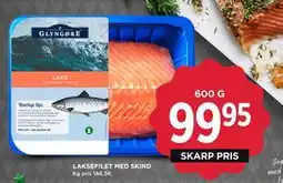 MENY LAKSEFILET MED SKIND, DKK 99.95 tilbud