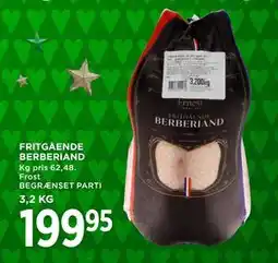 MENY FRITGÅENDE BERBERIAND, DKK 199.95 tilbud