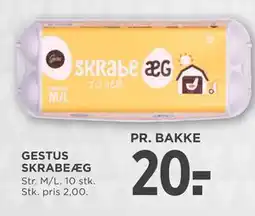 MENY GESTUS SKRABEÆG, DKK 20 tilbud